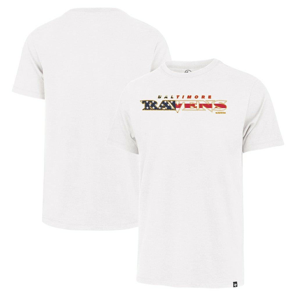 NFL Baltimore Ravens '47 Flag Script Franklin T-Shirt
