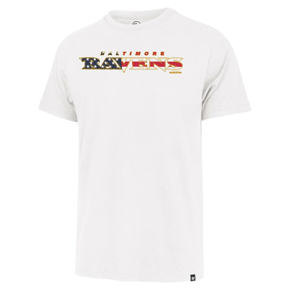 NFL Baltimore Ravens '47 Flag Script Franklin T-Shirt