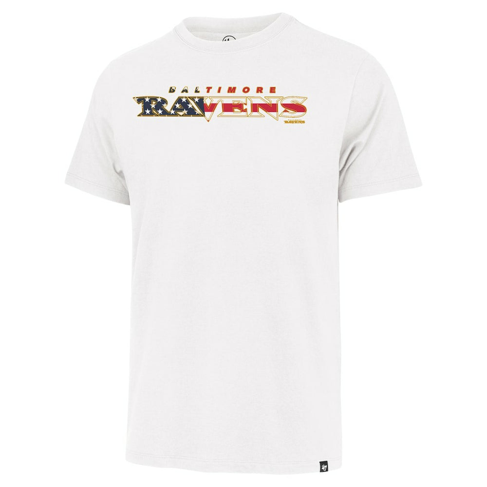 NFL Baltimore Ravens '47 Flag Script Franklin T-Shirt