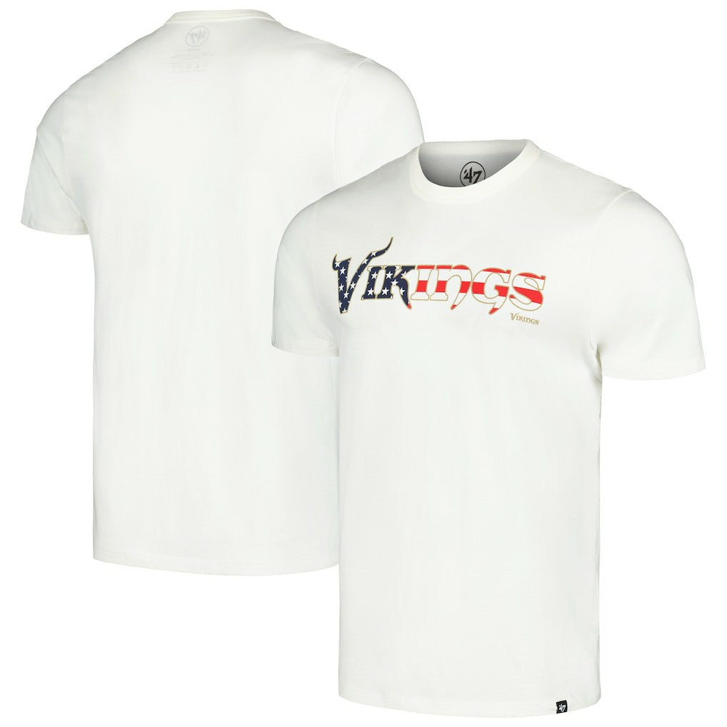 NFL Minnesota Vikings '47 Flag Script Franklin T-Shirt