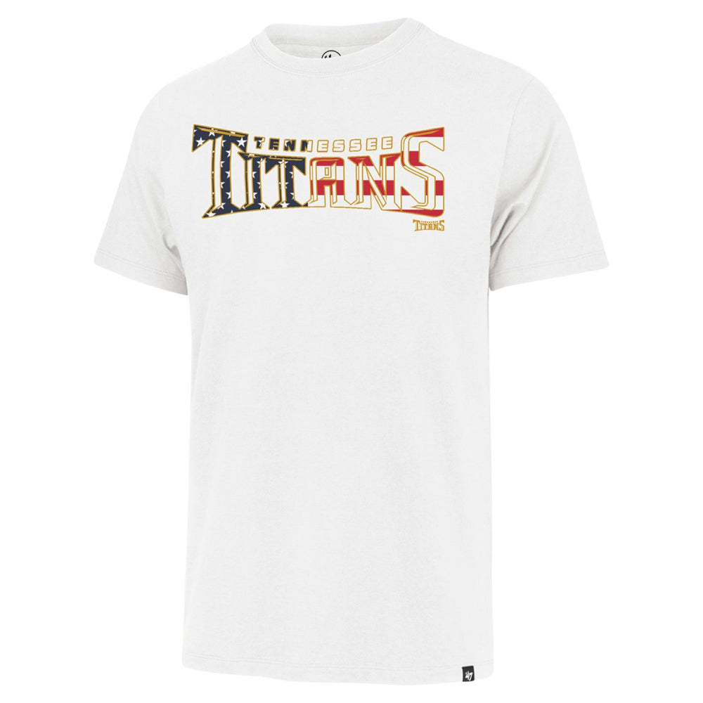 NFL Tennessee Titans '47 Flag Script Franklin T-Shirt