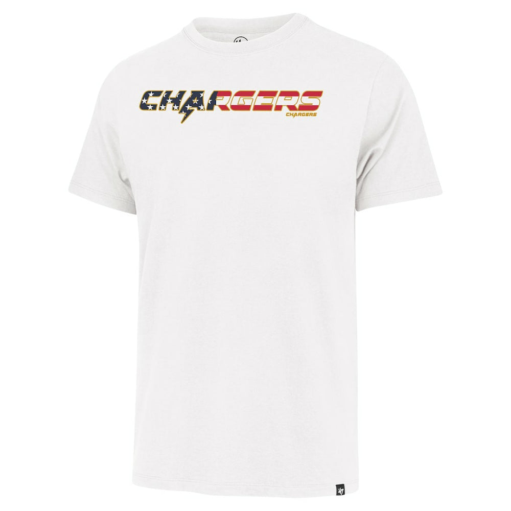NFL Los Angeles Chargers '47 Flag Script Franklin T-Shirt
