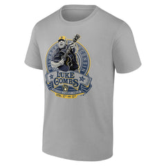 Luke Combs x Milwaukee Brewers Graphic T-Shirt - Gray