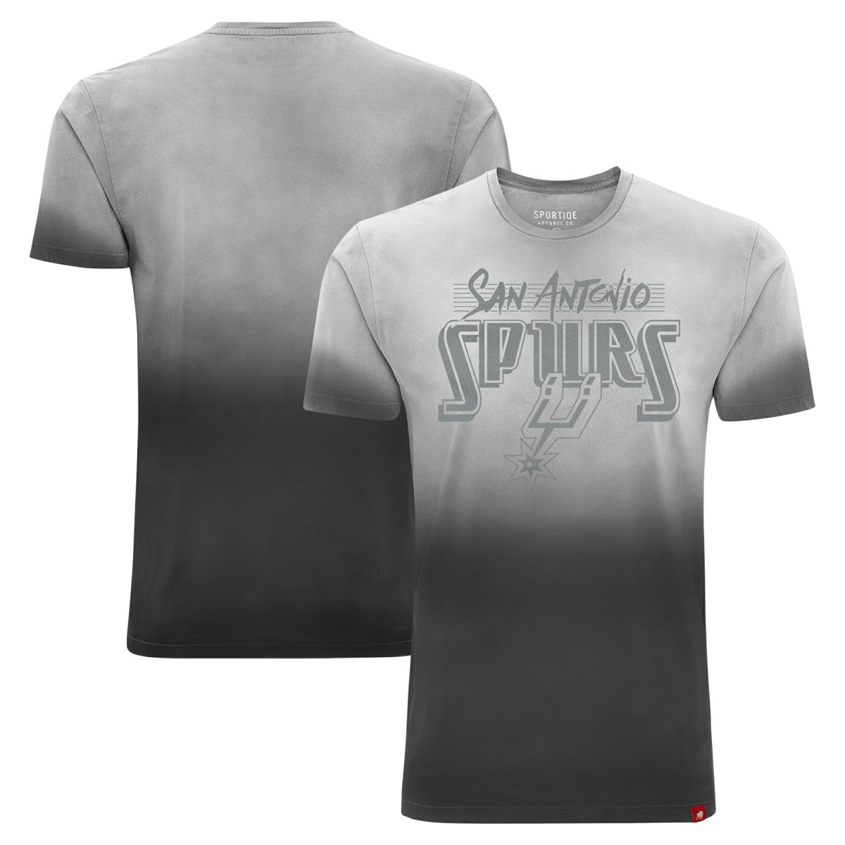 San Antonio Spurs Sportiqe Unisex Bingham Sun-Fade T-Shirt - Black on sale
