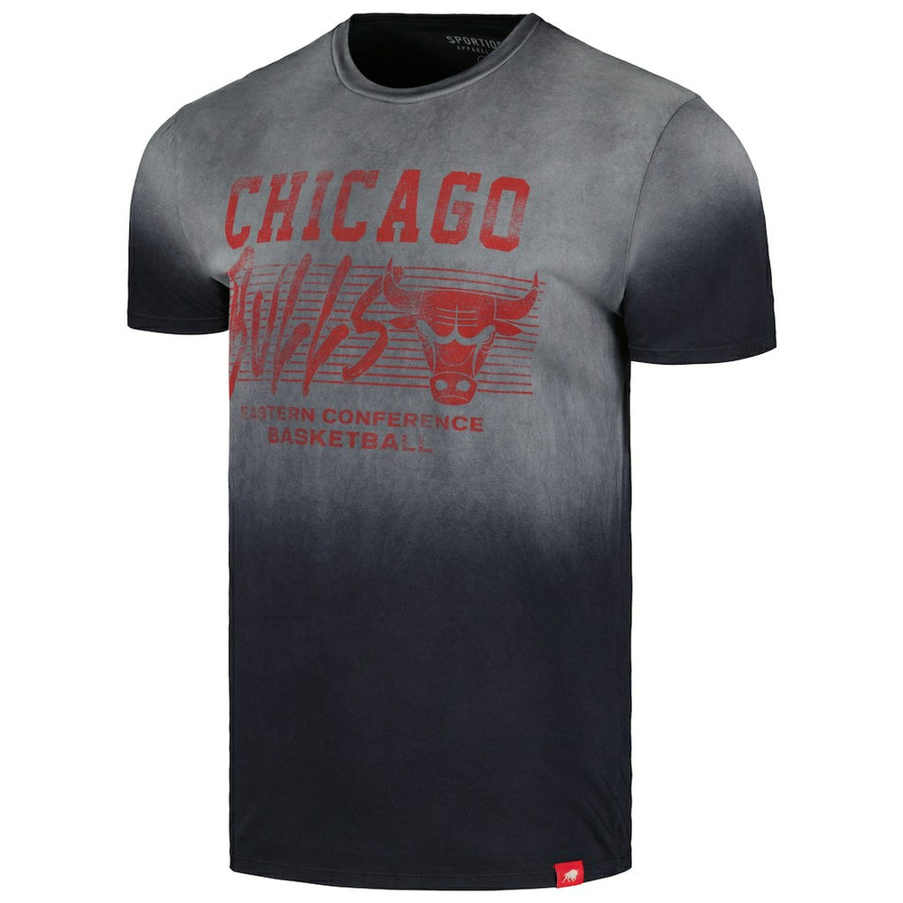 Chicago Bulls Sportiqe Unisex Bingham Sun-Fade T-Shirt sale - Black sale