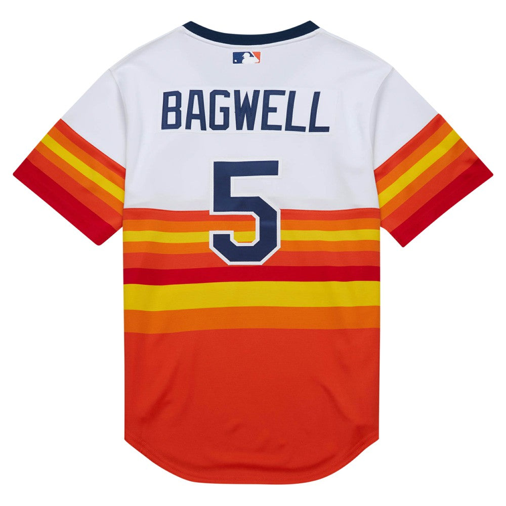 Jeff Bagwell Houston Astros 2004 Cooperstown Collection Authentic Throwback Jersey - White | Mitchell & Ness
