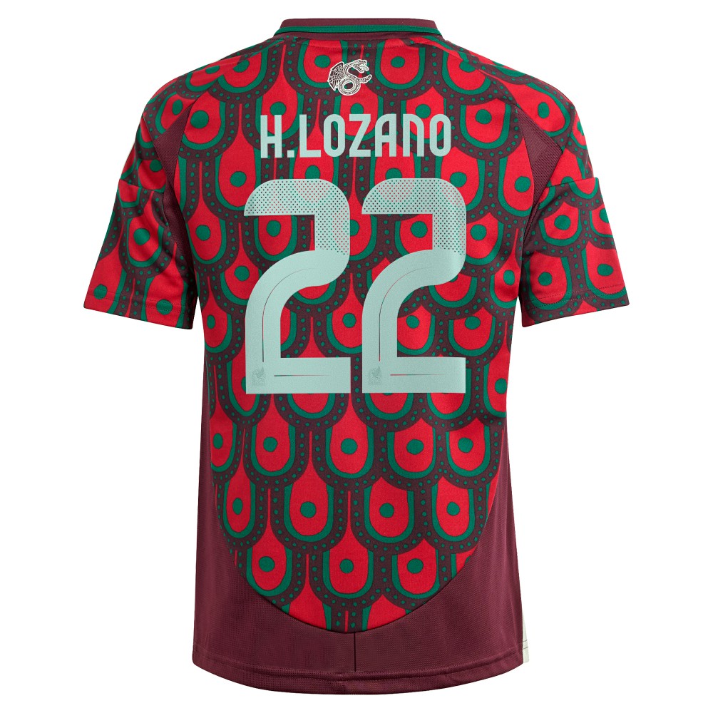 Hirving Lozano Mexico National Team Youth 2024 Home Replica Player Jersey / Soccer Hot sale