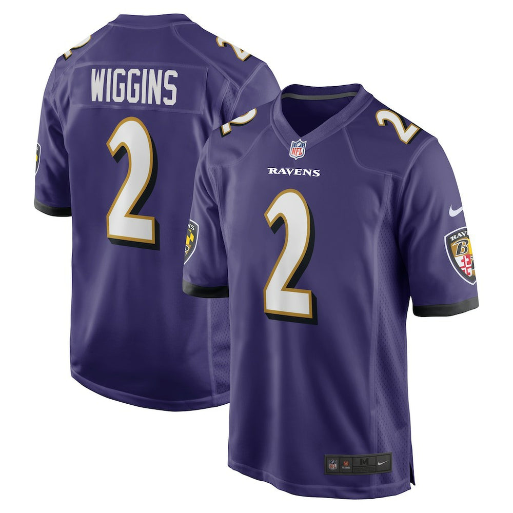 NFL Baltimore Ravens Nate Wiggins  Player Game Jersey