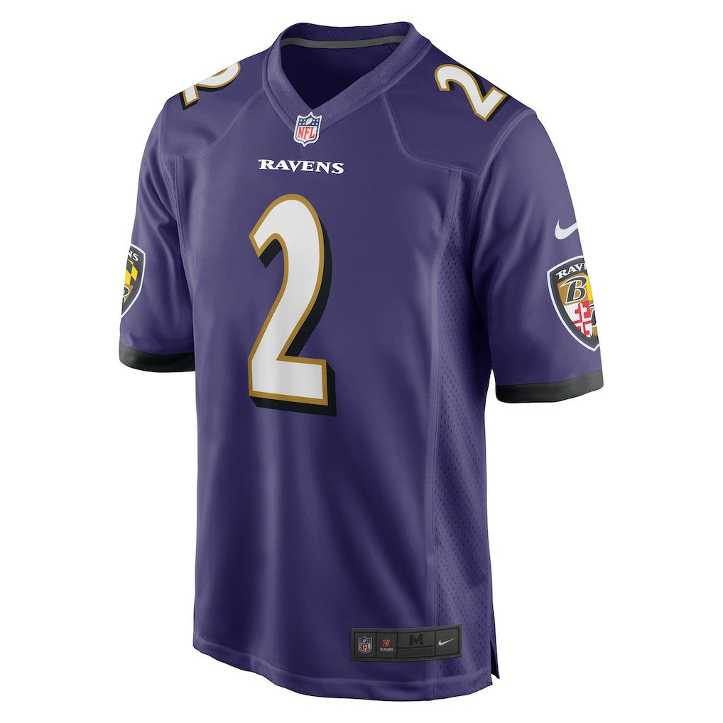 NFL Baltimore Ravens Nate Wiggins  Player Game Jersey