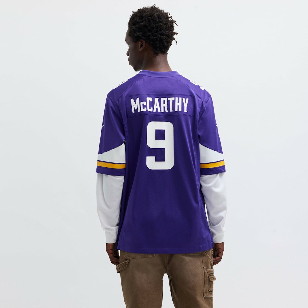NFL Minnesota Vikings J.J. McCarthy  Player Game Jersey