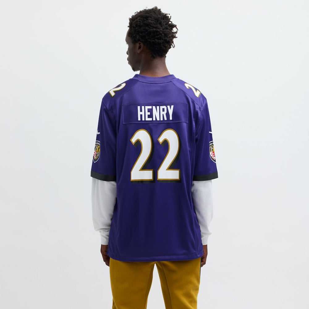 NFL Baltimore Ravens Derrick Henry  Game Player Jersey