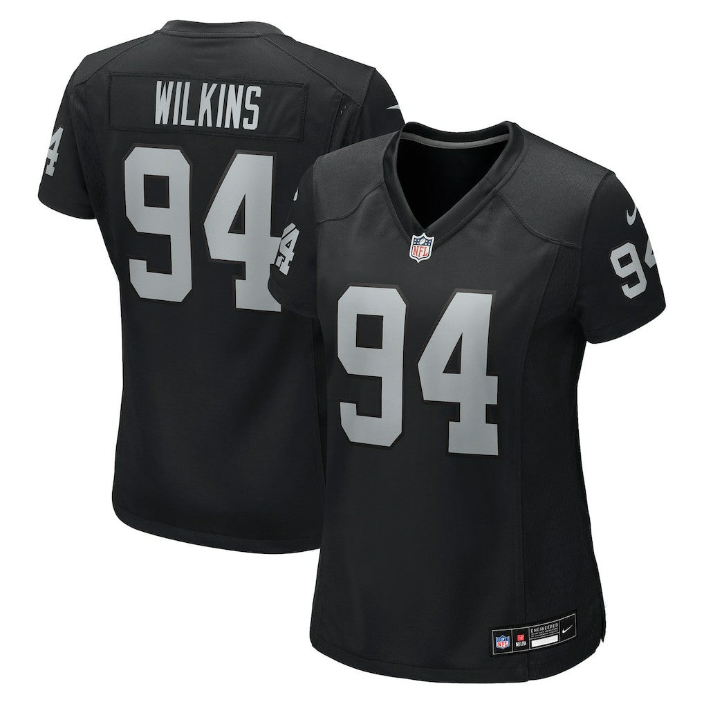 NFL Las Vegas Raiders Christian Wilkins  Women's Team Game Jersey