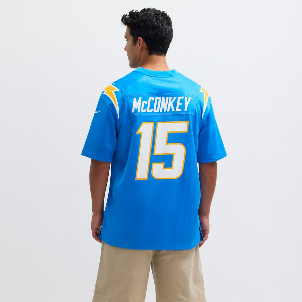 NFL Los Angeles Chargers Ladd McConkey  Player Game Jersey