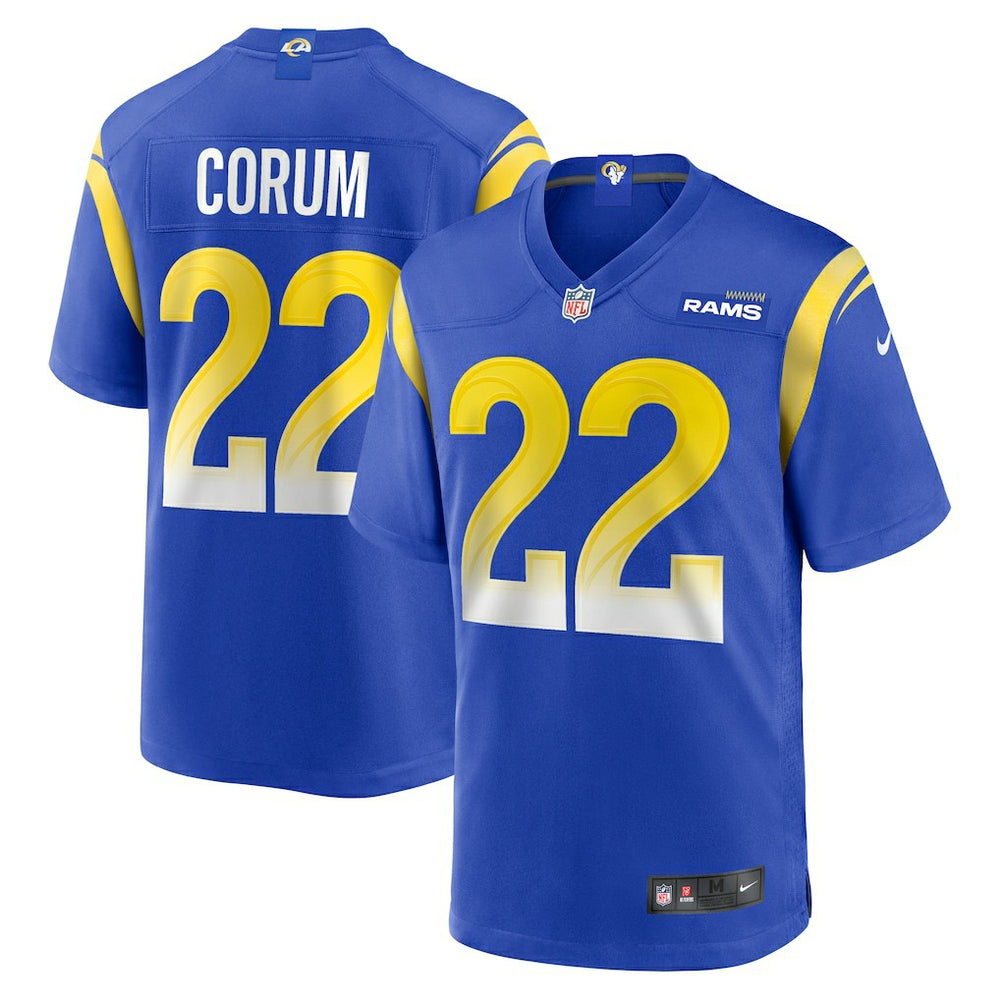 NFL Los Angeles Rams Blake Corum  Game Player Jersey