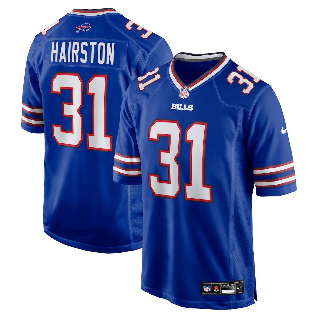NFL Buffalo Bills Maxwell Hairston  2025 NFL Draft First Round Pick Game Jersey