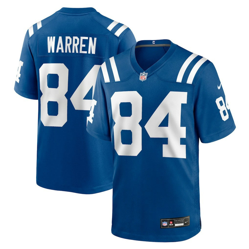 NFL Indianapolis Colts Tyler Warren  2025 NFL Draft First Round Pick Game Jersey