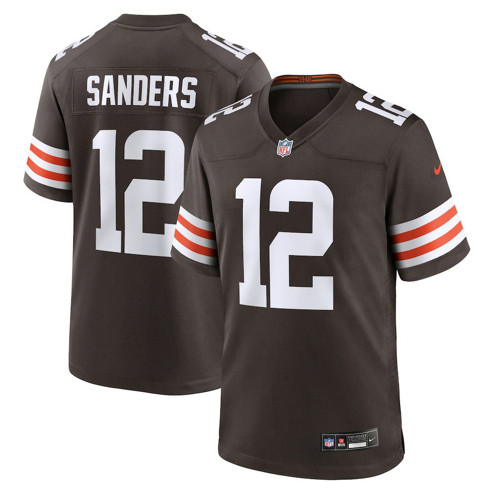 NFL Cleveland Browns Shedeur Sanders  2025 NFL Draft Game Jersey