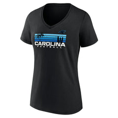 NFL Carolina Panthers Women's Defensive Stand V-Neck T-Shirt