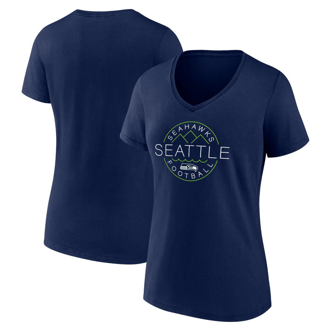 NFL Seattle Seahawks Women's Defensive Stand V-Neck T-Shirt