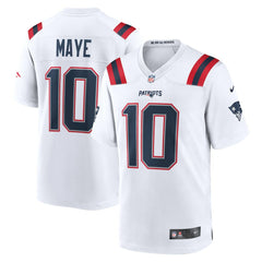 NFL New England Patriots Drake Maye  Player Game Jersey
