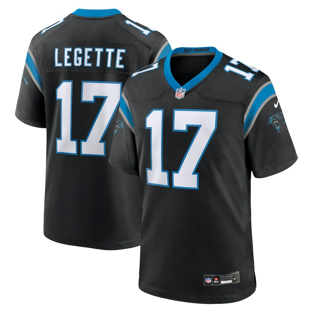 NFL Carolina Panthers Xavier Legette  2024 NFL First Round Pick Game Player Jersey