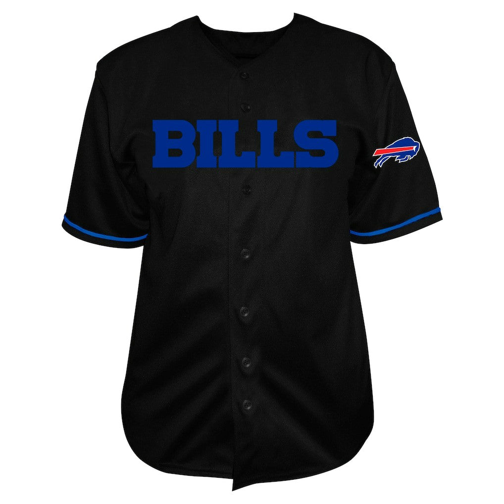 NFL Buffalo Bills Josh Allen  Big & Tall Baseball Button-Up Shirt