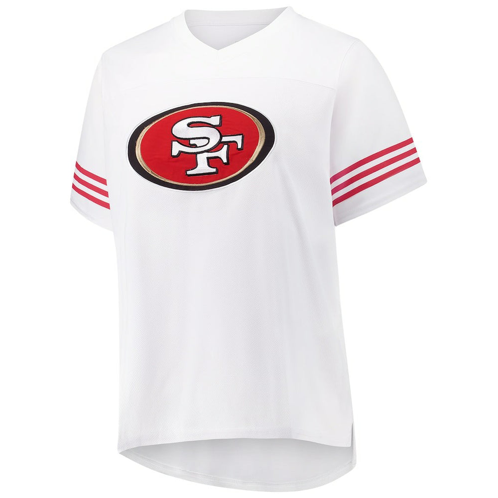 NFL San Francisco 49ers Christian McCaffrey  Women's Plus Size Fashion Jersey