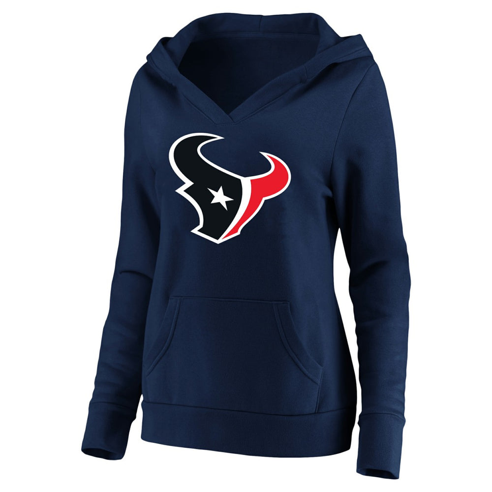 NFL Houston Texans C.J. Stroud  Women's Plus Size Player Name & Number V-Neck Pullover Hoodie