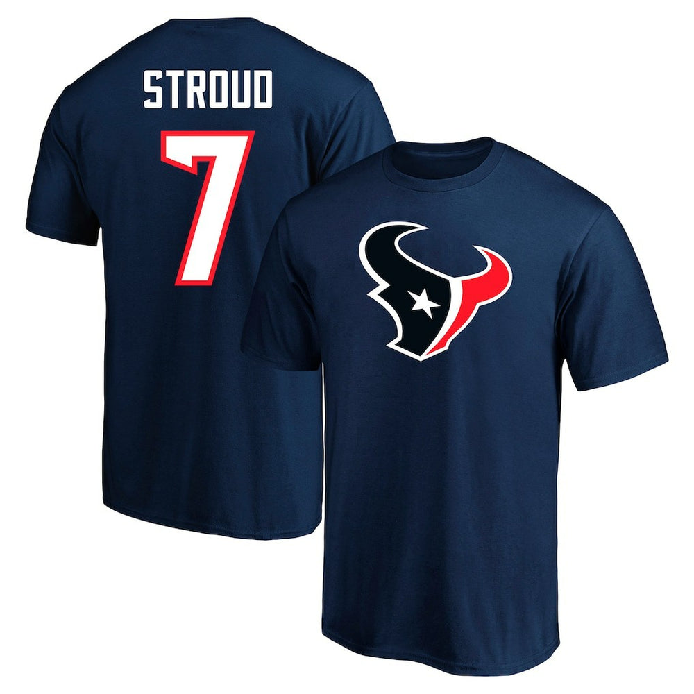 NFL Houston Texans C.J. Stroud  Big & Tall Player Name & Number T-Shirt