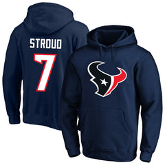 NFL Houston Texans C.J. Stroud  Big & Tall Name & Number Fleece Pullover Hoodie