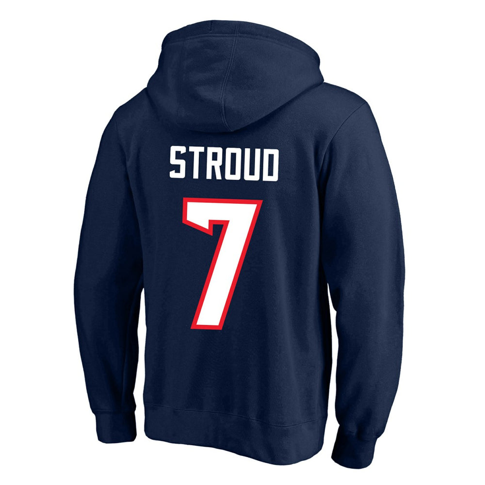 NFL Houston Texans C.J. Stroud  Big & Tall Name & Number Fleece Pullover Hoodie