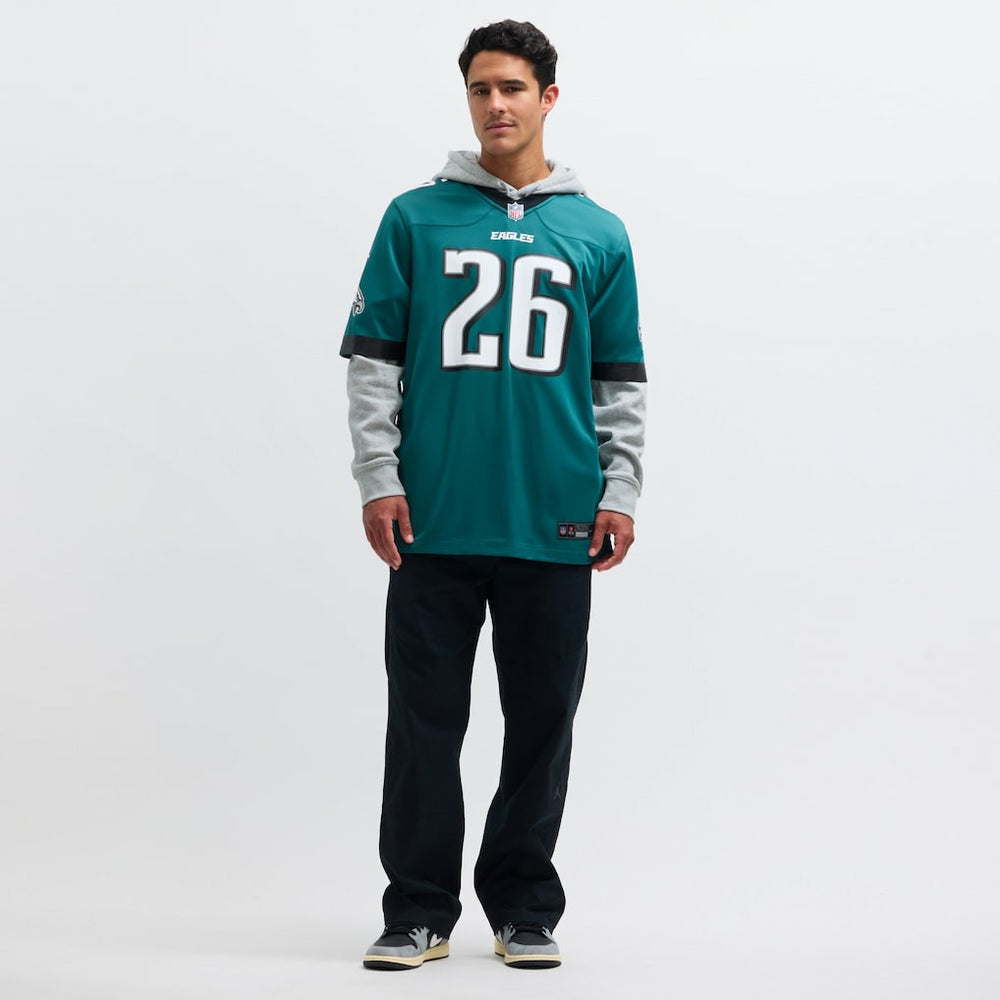 NFL Philadelphia Eagles Saquon Barkley  Game Player Jersey