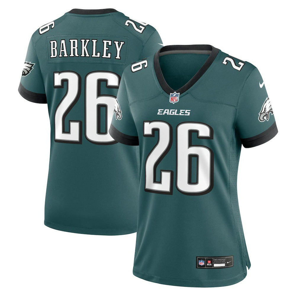 NFL Philadelphia Eagles Saquon Barkley  Women's Game Player Jersey