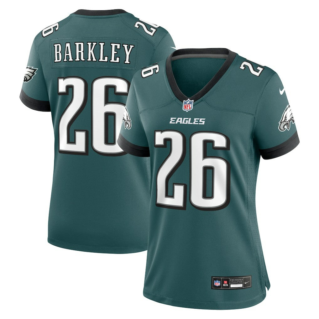 NFL Philadelphia Eagles Saquon Barkley  Women's Game Player Jersey