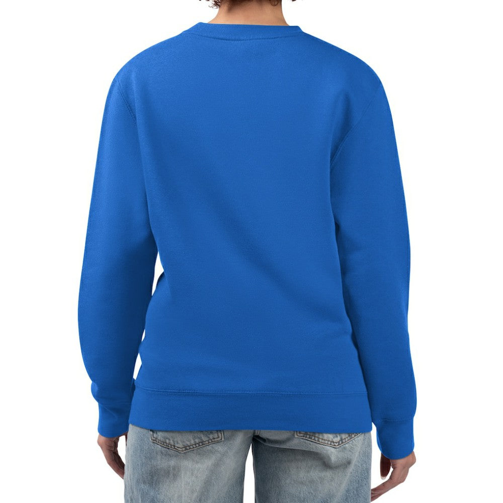 Texas Rangers G-III 4Her by Carl Banks Women's Heart Logo Fleece Pullover Sweatshirt - Royal