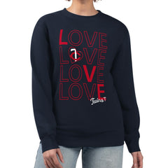 Minnesota Twins G-III 4Her by Carl Banks Women's Love Team Logo Fleece Pullover Sweatshirt - Navy