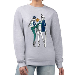 Seattle Mariners G-III 4Her by Carl Banks Women's Baseball Girls Fleece Pullover Sweatshirt - Heather Gray