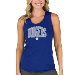 Los Angeles Dodgers Concepts Sport Women's Marathon Racerback Tank Top - Royal