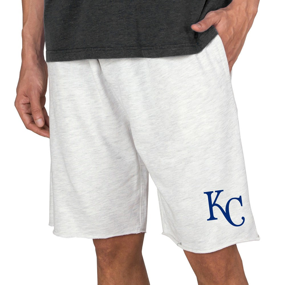 Kansas City Royals Concepts Sport Mainstream Terry Tri-Blend Shorts - Oatmeal