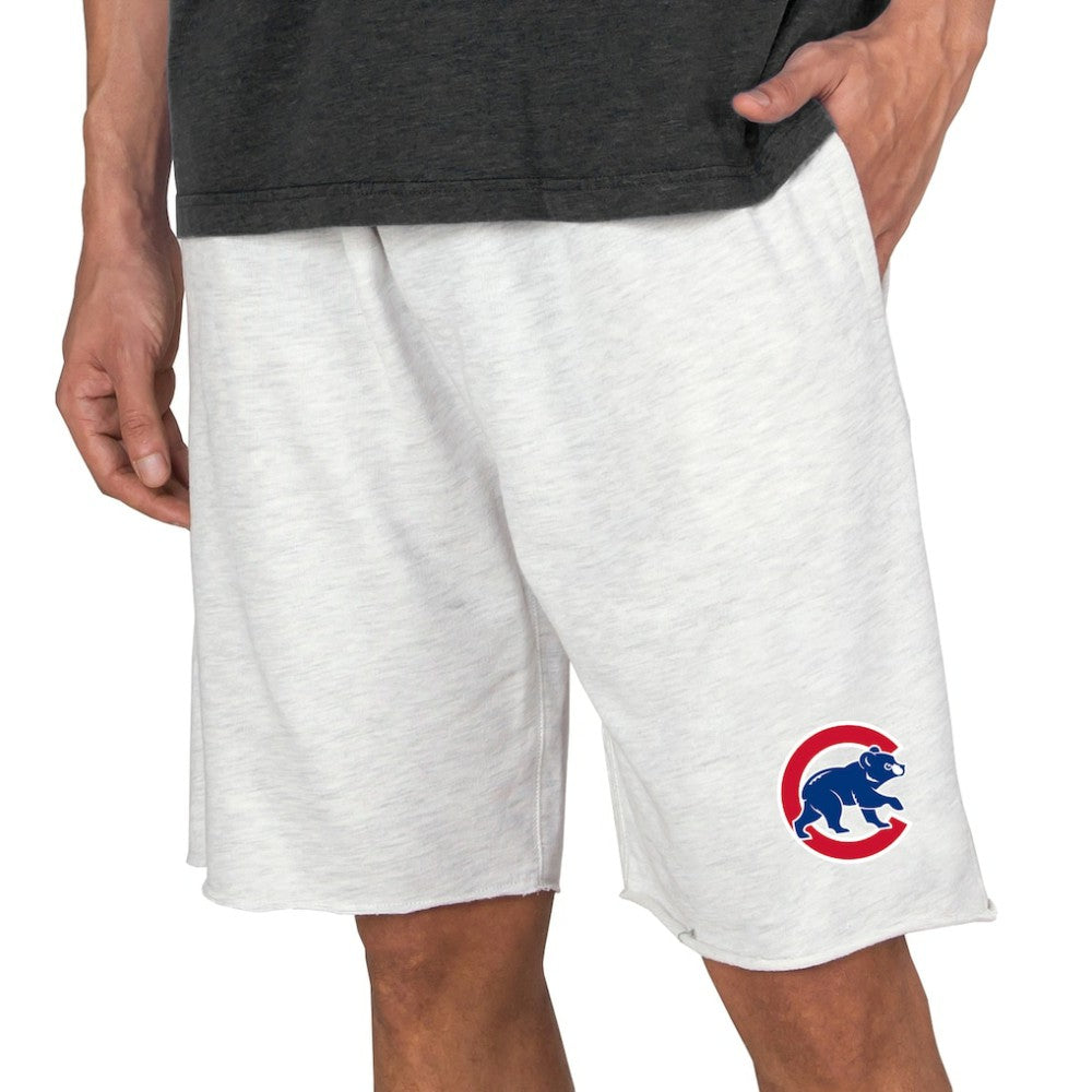 Chicago Cubs Concepts Sport Mainstream Terry Tri-Blend Shorts - Oatmeal