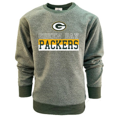 NFL Green Bay Packers Wes & Willy Youth Reversible Fleece Pullover Sweatshirt