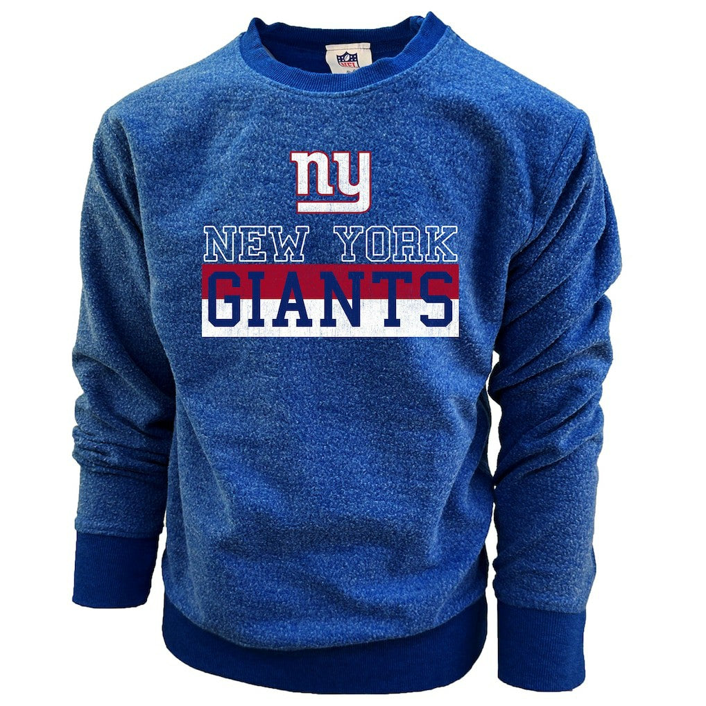 NFL New York Giants Wes & Willy Youth Reversible Fleece Pullover Sweatshirt
