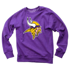 NFL Minnesota Vikings Wes & Willy Youth Reversible Fleece Pullover Sweatshirt