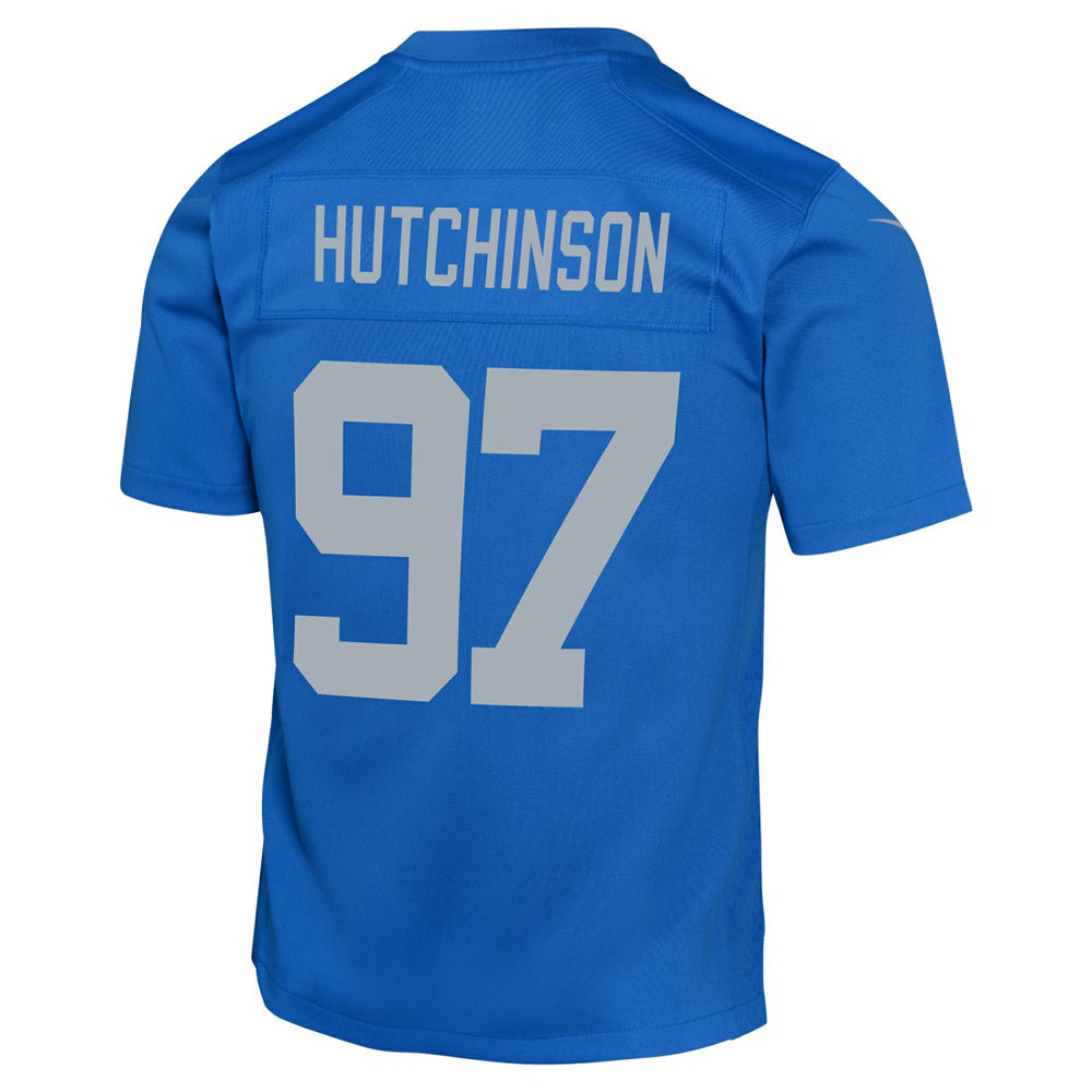 NFL Detroit Lions Aidan Hutchinson  Youth Game Jersey