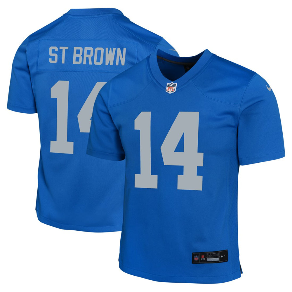 NFL Detroit Lions Amon-Ra St. Brown  Youth Game Jersey