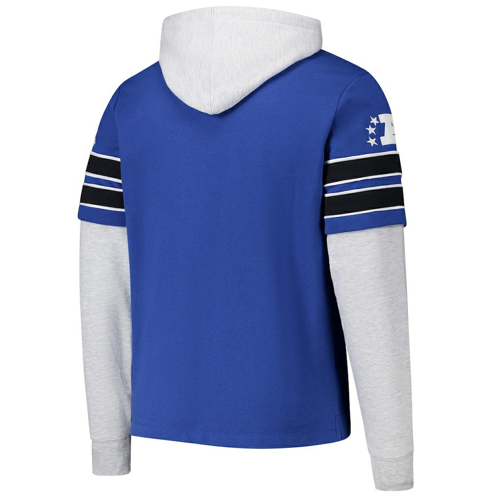 NFL Indianapolis Colts '47 Throwback Double Header Blitz Cornerback Hoodie