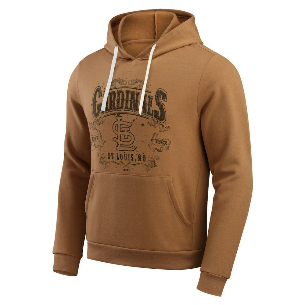 St. Louis Cardinals Darius Rucker Collection Camp Fleece Pullover Hoodie  - Tan