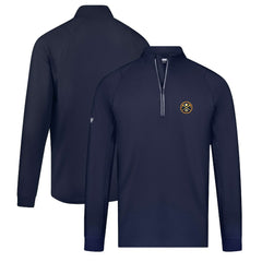 Denver Nuggets Levelwear Theory Insignia Core Quarter-Zip Pullover Top sale - Navy discount