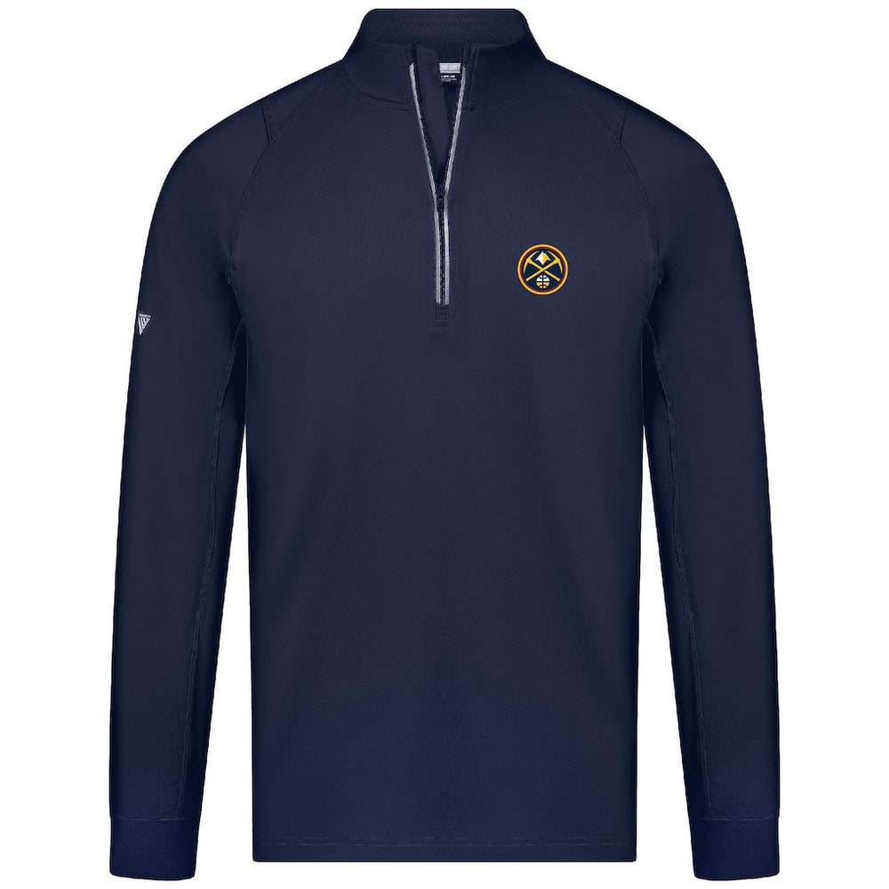 Denver Nuggets Levelwear Theory Insignia Core Quarter-Zip Pullover Top sale - Navy discount