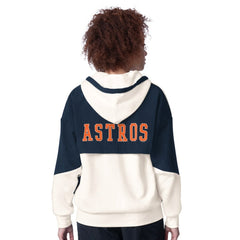 Houston Astros Starter Women's Scrimmage Full-Zip Hoodie - White